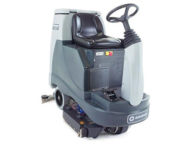 Refurbished Advance 2800ST| 28" Ride-On Disk Floor Scrubber, Battery