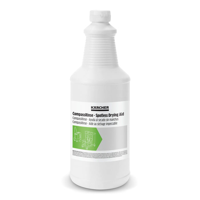 Karcher 8.695-243.0, Compassª Rinse Ð spot free drying agent, 12 x 1 qt., case