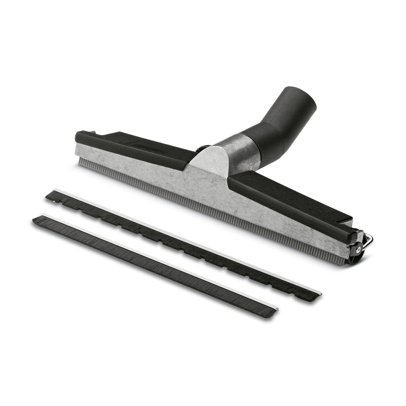 Karcher 6.903-018.0, 14.6Ó Aluminum All-Purpose Head with Height-Adjustable Cylindrical, Brush Stripes and squeegee blades