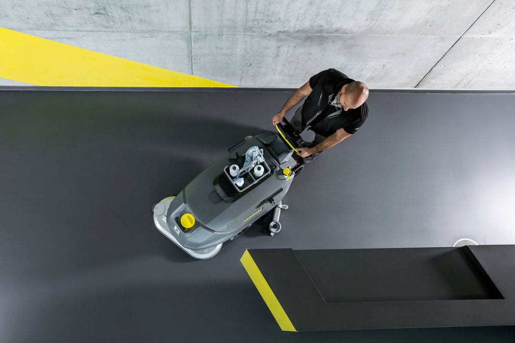 Karcher BD 70/75, Walk Behind Floor Scrubber, 28", 20 Gallon, Battery, Walk Behind, Self Propel, Disk, 3 Year Warranty
