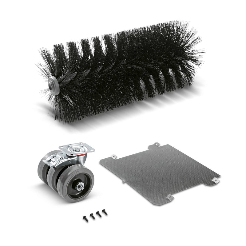 Karcher 2.641-571.0, Carpet Sweeping Kit (includes fluff filter, anti-static cylindrical brush and triple caster)