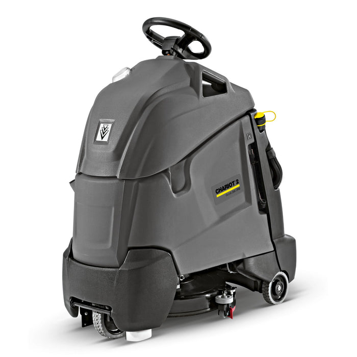 Karcher Chariot iScrub 20 Deluxe with ORB‚Ñ¢, Rider Floor Scrubber, 20", 10 Gallon, Battery,  Disk, 3 Year Warranty