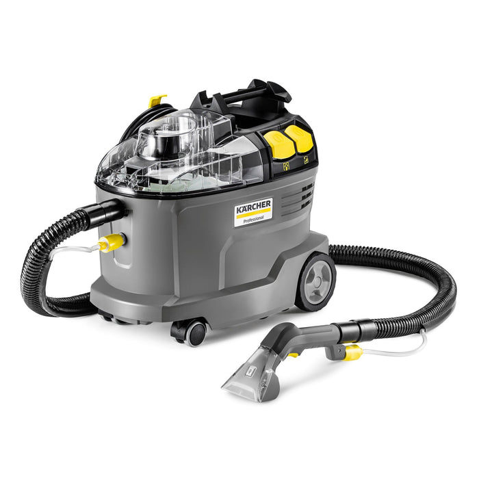 Karcher Puzzi 8/1, Carpet Spotter, 2 Gallon, 35 PSI, Cold Water, 8' Hose Clear Upholstery Tool, 1 Year Warranty,  1.100-244.0