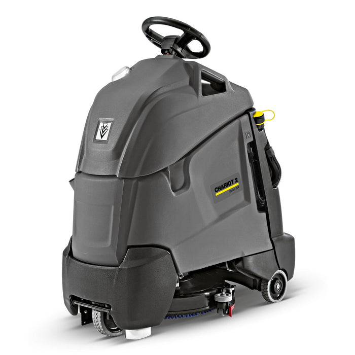 Karcher Chariot iScrub 20 Deluxe, Rider Floor Scrubber, 20", 10 Gallon, Battery,  Disk, 3 Year Warranty