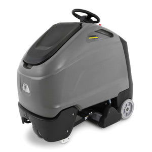 Karcher Chariot CV 86/1, Wide Area Vacuum, 34", Ride On, Battery, No Tools, HEPA, Dual Counter Rotating Brushes, 3 Year Warranty