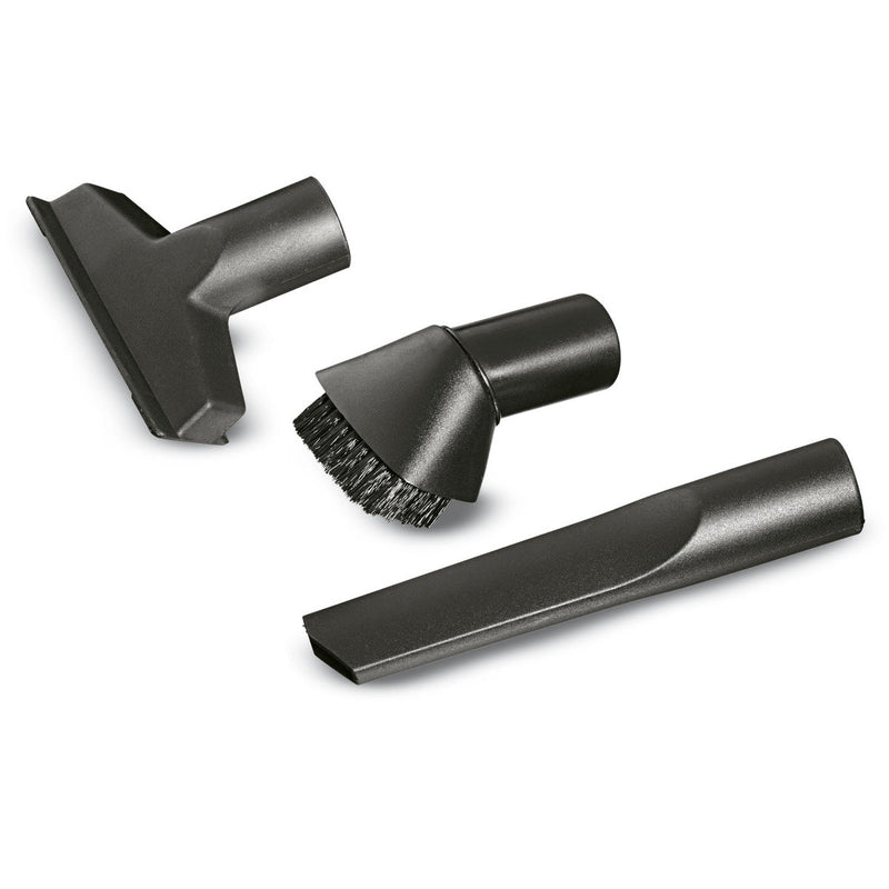 Karcher 2.860-116.0, Nozzle Set, Crevice Tool, Upholstery Tool, Round Brush, 35 mm ID
