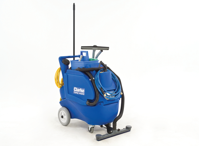 56380773, Restroom Cleaner, Clarke TFC 400, 20 Gallon, 500 PSI, Cold Water, Single 3 Stage Vacuum Motor, 3 Year Warranty