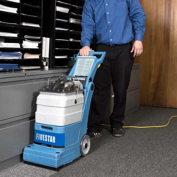 401TR | EDIC Fivestar | Carpet Extractor | 3 Gallon | 12" | Pull Back | 5 Year Warranty