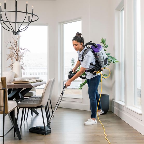 Proteam GoFit 3 PH, Backpack Vacuum, 3QT, Power Nozzle Kit, 11.4lbs, Electric, With Tools, HEPA, 3 Year Warranty, 107770