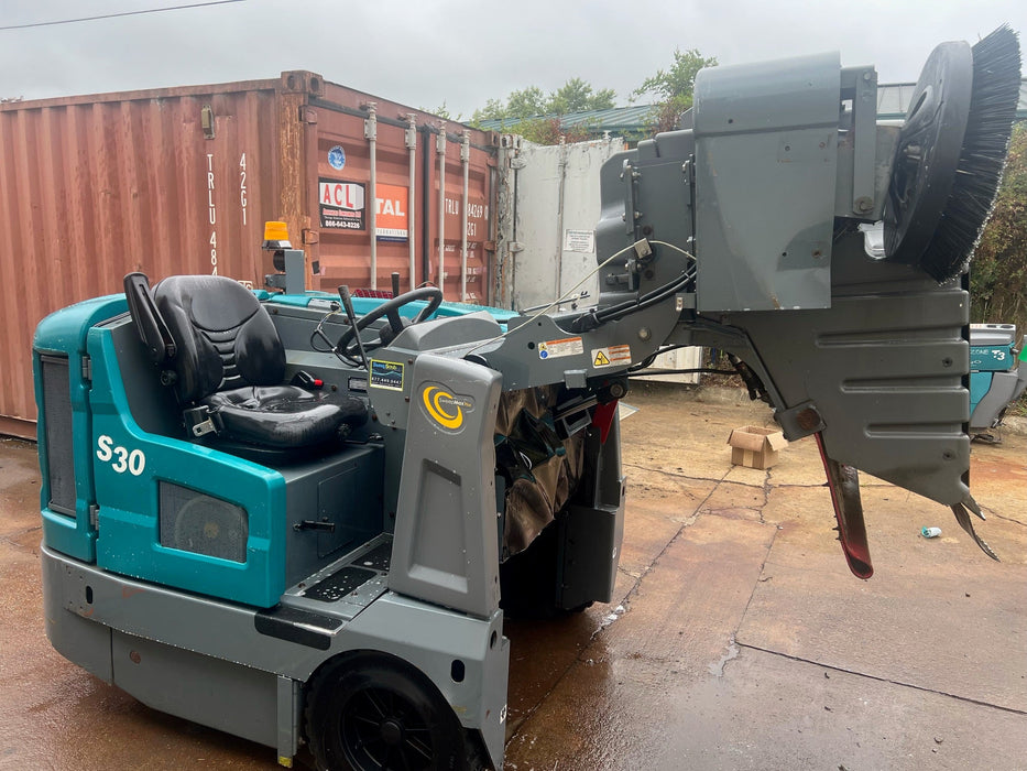 Refurbished | Tennant S30 | Floor Sweeper | 62.5" | 105 Gallon | Ride On | Propane | 2017