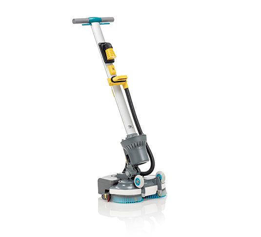 Tennant i-Mop Lite | 14.5" Walk Behind Floor Scrubber, Disk, Lithium, 2 Sets of Batteries