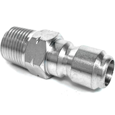 Legacy, Plug, 3/8", Plug, Male, Stainless Steel