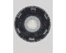 Universal Brush, Floor Buffer, 12", Heavy Grit, 80 Grit, Black, NP9200 Clutch Plate, PFHG12 image 1