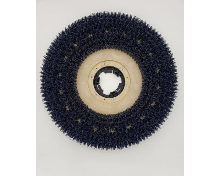 Universal Brush, Floor Buffer, 18", Medium Grit, 180 Grit, Blue, NP9200 Clutch Plate,  PFMG18