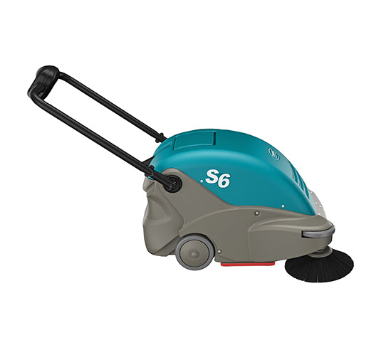 Tennant S6 | 26" Walk Behind Floor Sweeper, Battery