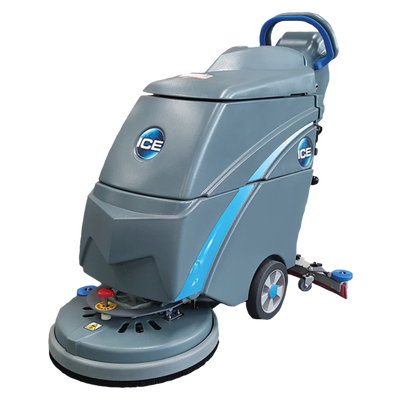ICE i18B-AGM, Walk Behind Floor Scrubber, 18", 9 Gallon, Pad Assist, Disk, 5/5/3 Warranty