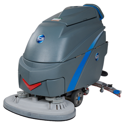 ICE i28BTL, Walk Behind Floor Scrubber, 28", 26 Gallon, Disk, 5/5/3 and Lifetime Lithium Battery Warranty