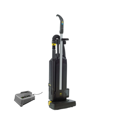 Tornado Strike, Upright Vacuum, 10", 3.2 QT, Bagged, Dual Motor, Battery, Battery and Charger Included, TV190-W10-U, 2 Year Warranty