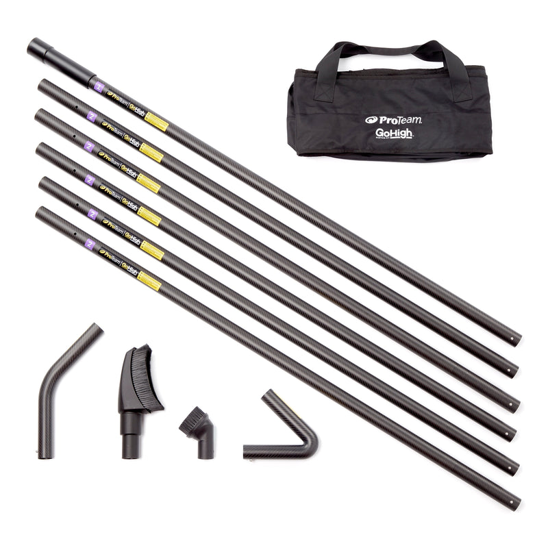 ProTeam GoHigh Max High Dusting Kit, 26 ft Carbon Fiber, 107852