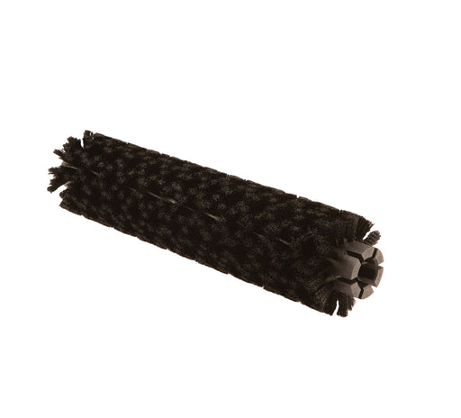 Black Nylon Scrub Brush (1 required) 15 x 3.5 in.  Nylon Cylindrical Scrub brushes have excellent wear life and is recommended for light duty scrubbing or polishing of decorated floors. Will not scratch tile terrazzo or coated surfaces. Less optimal performance in high humidity or wet conditions.  Fits Tennant T1 and Nobles SS 15.  Fits Tennant 1037197