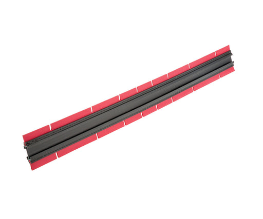 20 Inch front linatex squeegee blade. Fits Tennant A300, T300, T300e, T500, T500e and Nobles Speed Scrub 300, SS300. FitsB 17, 20 and 24 inch scrub decks.  Fits Tennant 1203954