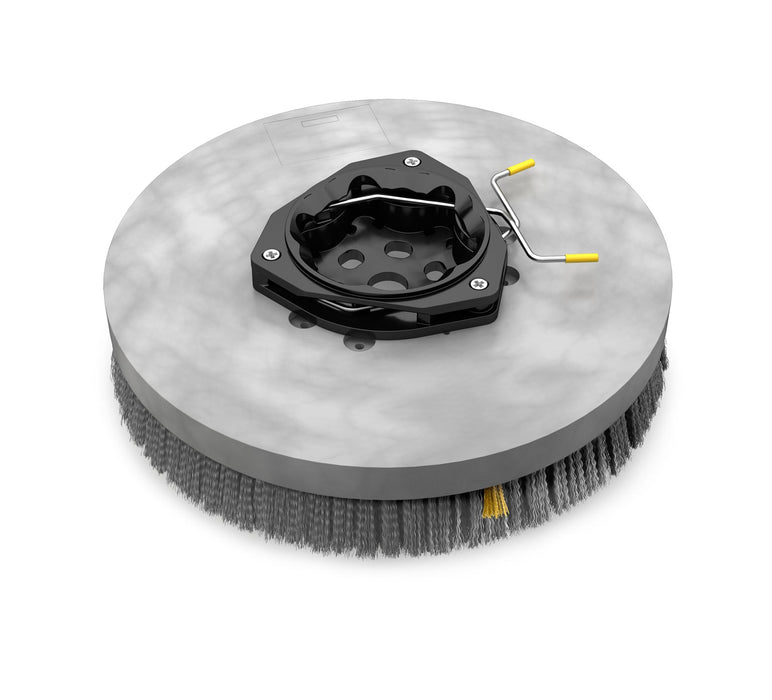 14 Inch polypropylene disk scrub brush (2 required for Tennant 5680, 5700, 7080, 7100, 7200 AND Nobles EZ Rider, EZ Rider HP / 3 required for Tennant T20) (replaces 222320)  Fits Tennant 1220237