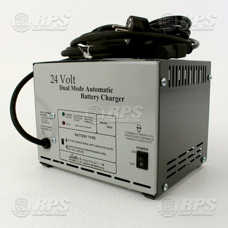 FactoryCat/Tomcat 170-2443, Charger,Console,24V,12A R50,110/230V 50/60H Wet