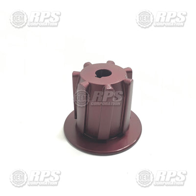 FactoryCat/Tomcat 260-8371, Driver, Cylindrical Spiral, 7 Spline, Alum HC Red