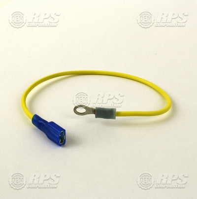 FactoryCat/Tomcat 300-8YWRS, 16G Yellow Wire 8" Ring/Spade