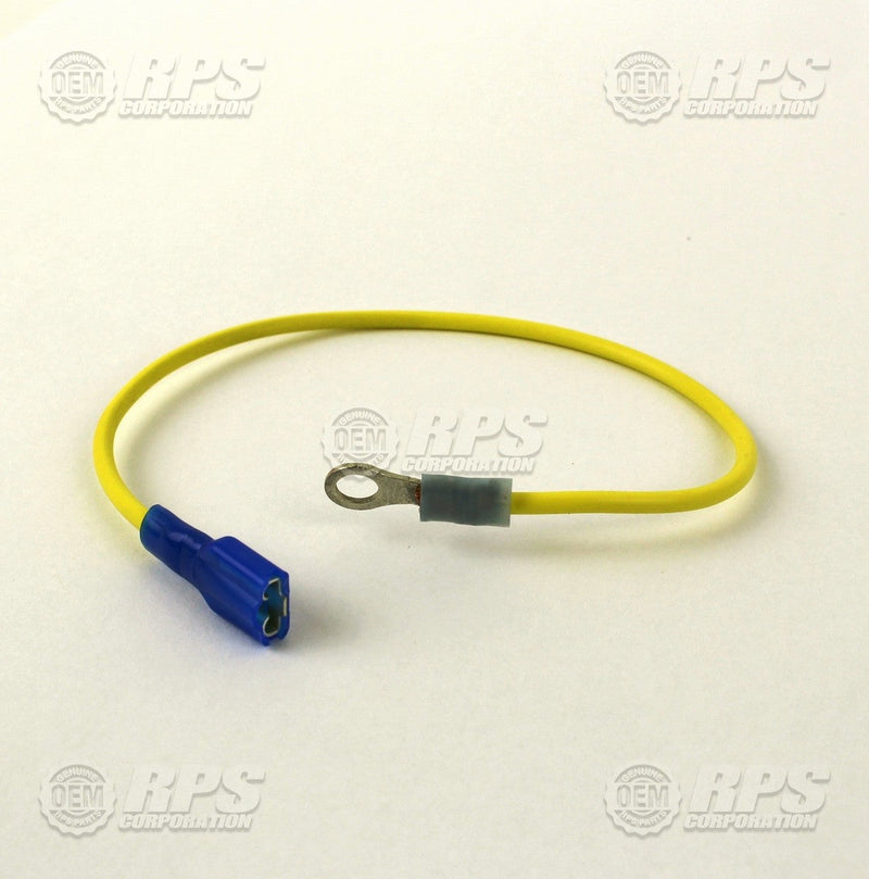 FactoryCat/Tomcat 300-8YWRS, 16G Yellow Wire 8" Ring/Spade