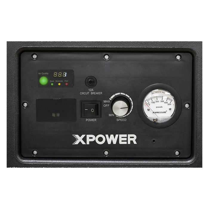 XPOWER AP-2500D, Air Scrubber, HEPA, 1800 CFM, DC Motor, 99.66lbs, 4-Stage, 8AMPs, Air Quality Indicator