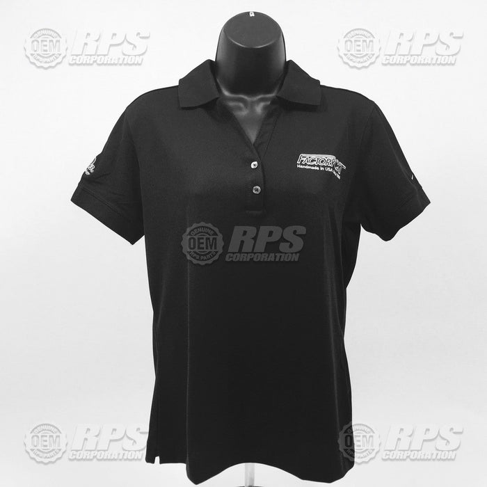 FactoryCat/Tomcat FC-NIKEPOLO-F-2XL, Factory Cat Polo 2XL Black Female