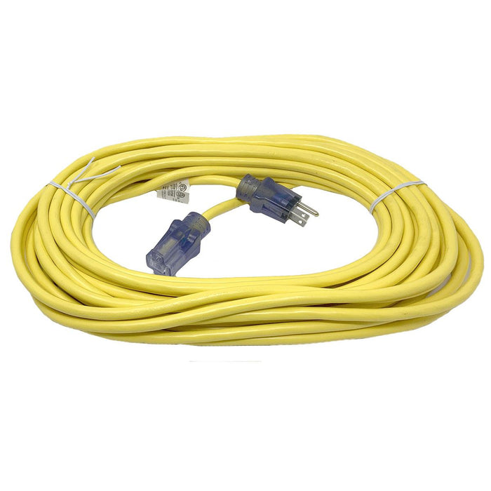 50 Ft., 14/3 Sjtw, 300 Volt Extension Cord, Yellow