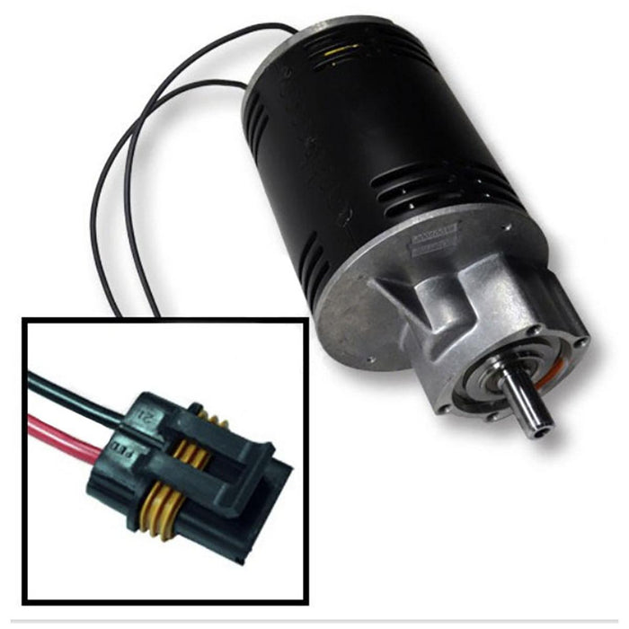 36 Volt Brush Motor With Gearbox Assembly And Delphi Plug, 200 Rpm 0.75 Hp (Import)