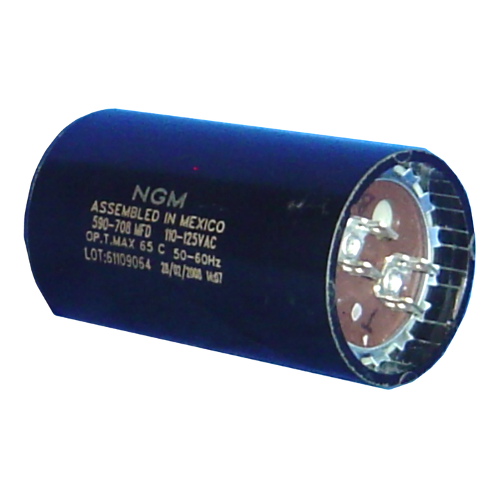 Electrical Start Capacitor 110-125 Volt, 590-708 Mfd