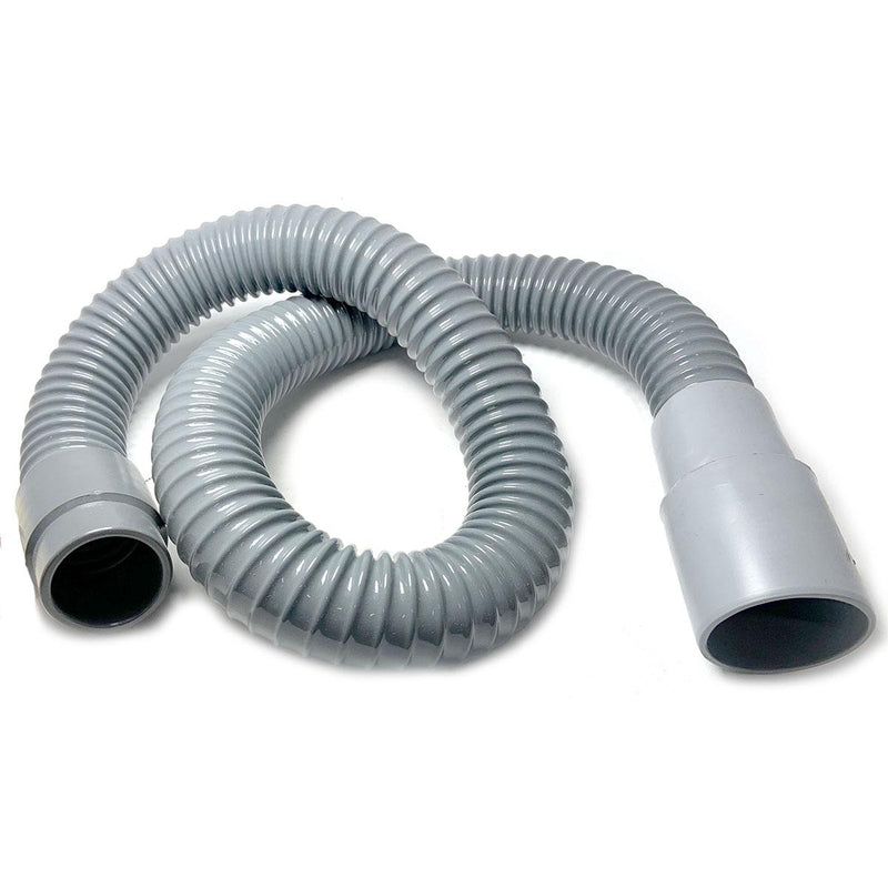 Hose Assembly 49.5 X 1.5, Smooth Grey, Includes One 1.5" Short Cuff And One 1.5 X 2 Cuff