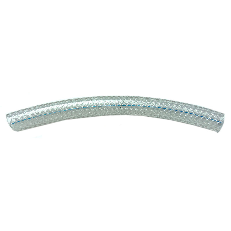 Pvc Clear Braided Hose .375" Id, .6" Od, 6.5" Length
