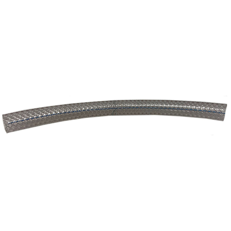 Pvc Clear Braided Hose .375" Id, .6" Od, 8" Length