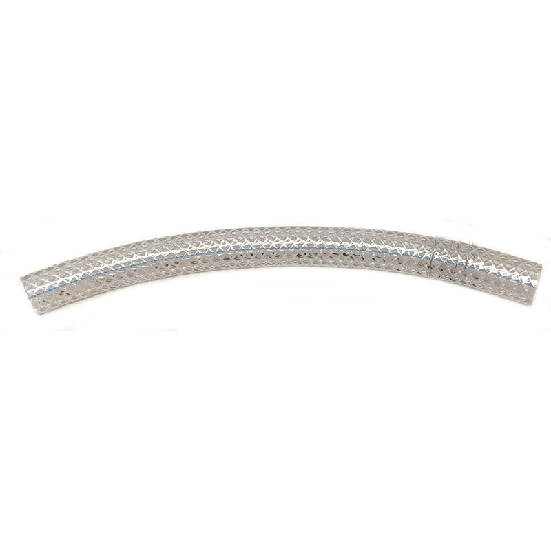 Pvc Clear Braided Hose .375" Id, .6" Od, 15' Length
