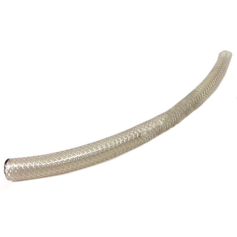 Pvc Hose Clear Braided, .5" Id, .75" Od, 11" Length