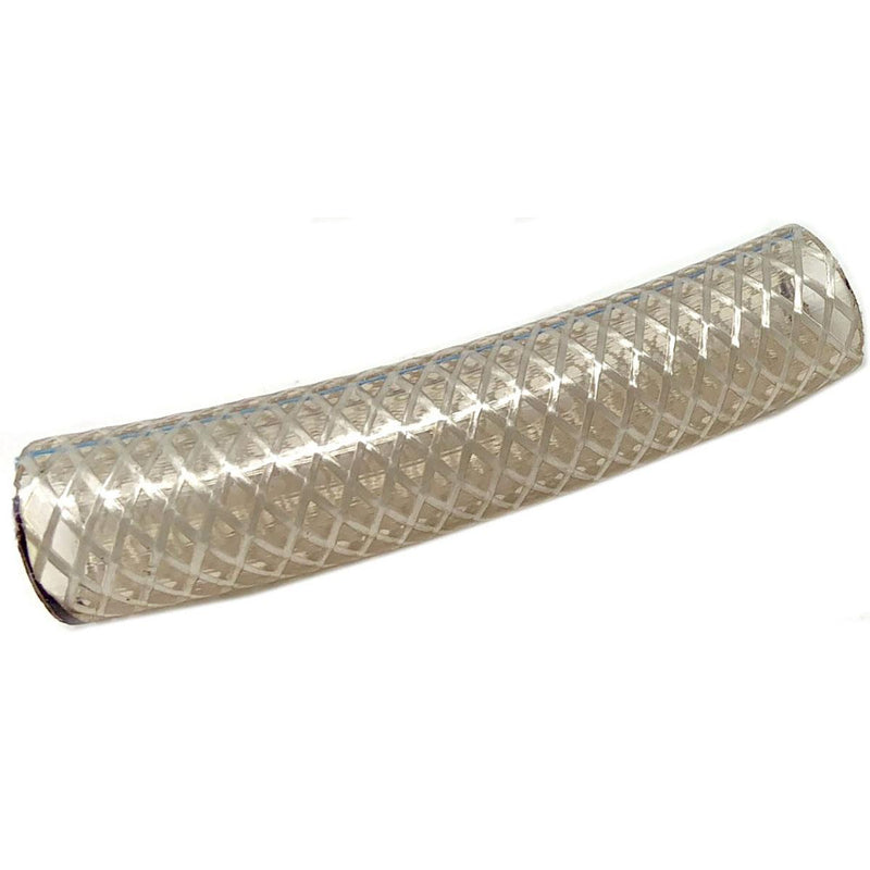 Pvc Hose Clear Braided, .5" Id, .75" Od, 2" Length