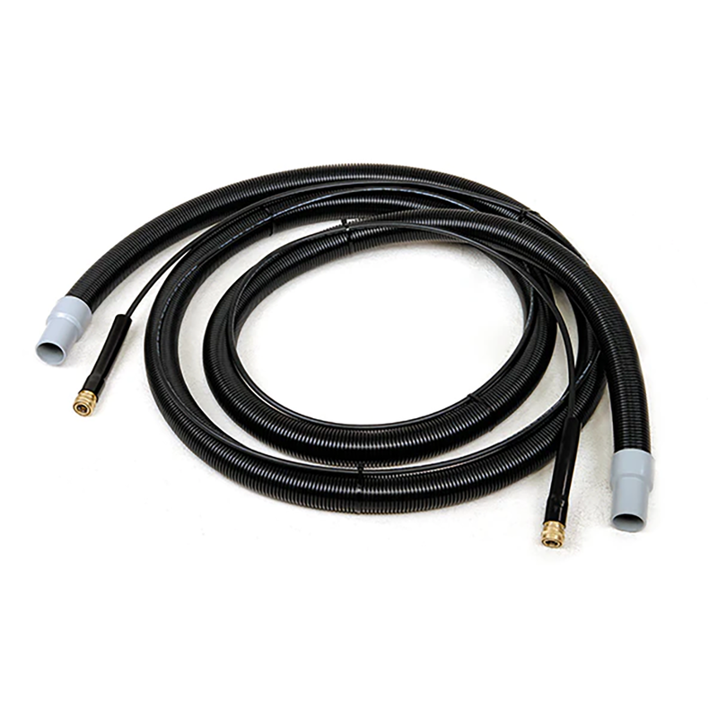Hose : 15 Foot Vacuum Hose And Solution Hose , 1.5 In Cuffs, 1/4 In Npt Female Connectors