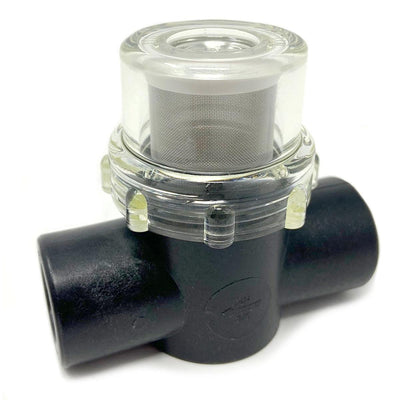 Low Profile In-Line Strainer With Female Npt Ends Fits Nobles Speed Scrub, Tennant