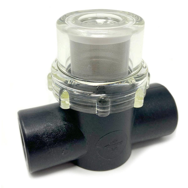 Low Profile In-Line Strainer With Female Npt Ends Fits Nobles Speed Scrub, Tennant