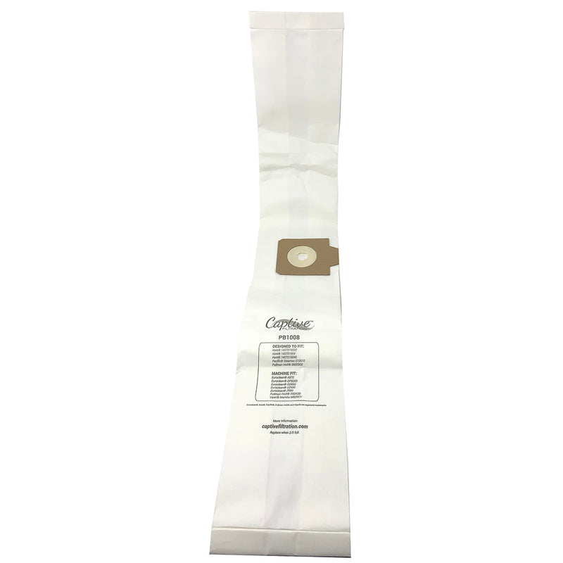 Captive Filtration Vacuum Bags Fits Euroclean & Viper Vacuums