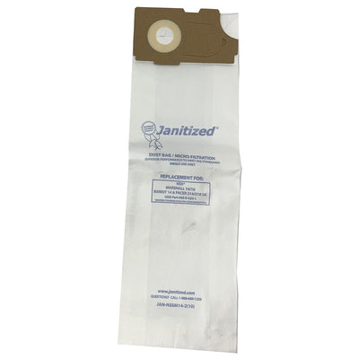 Replacement Vacuum Bags Fits Marshal 14/18, Bandit 14, Pacer 214/218 Ue (10 Pack)