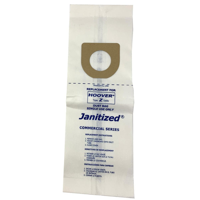 Replacement Vacuum Bags Fits Hoover Type Z (10 Pack)
