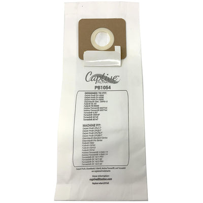 Captive Filtration Vacuum Bags Fits Tornado Ck-14, Tennant V-Smu-14 Vacuum Bags