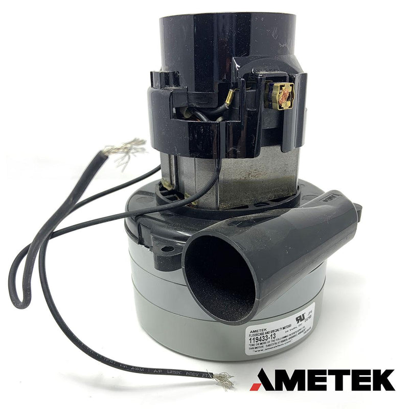 Ametek 119433-13 Vacuum Motor Tangential Discharge, 24 Volt, 3 Stage, 5.7In