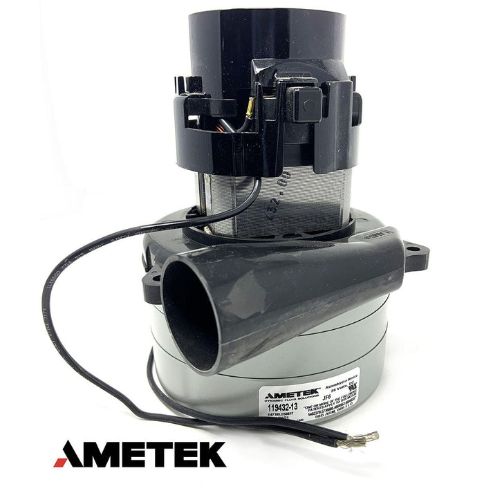 Ametek 119432-13 Vacuum Motor Tangential Discharge, 36 Volt, 3 Stage, 5.7In